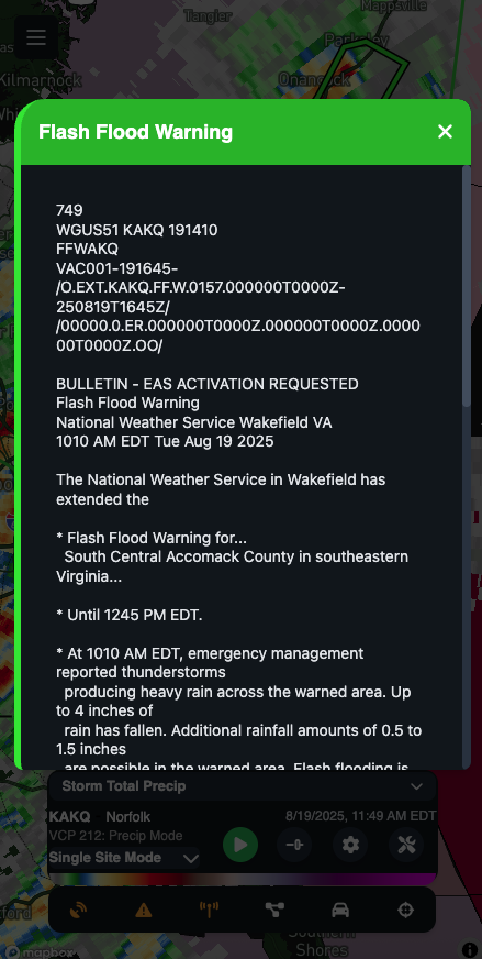 NWS Weather Alerts